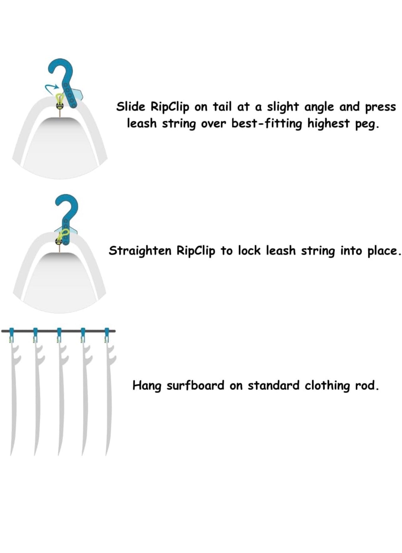 RipClip Surfboard Hanger